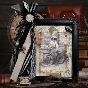 Vintage Black and White Framed Art